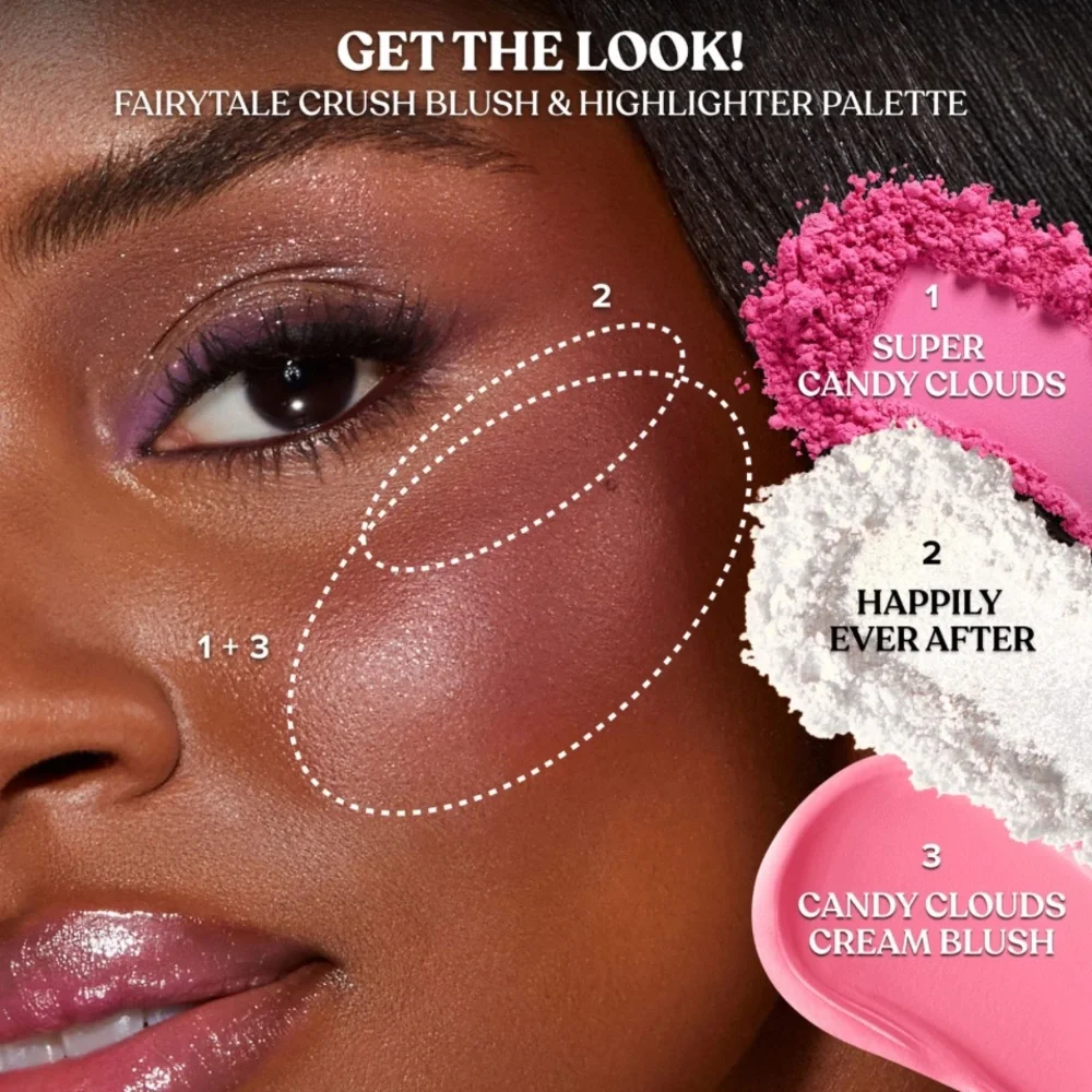 Too Faced Fairytale Crush Blush & Highlighter Set exclusive shades & formula
